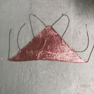 Mesh halter top